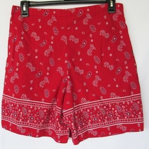 Bobbie Brooks Shorts - Bobbie Brooks Overlap Skort Paisley Print M (8/10) Bobbie Brooks Shorts - Bobbie Brooks Overlap Skort Paisley Print M (8/10)